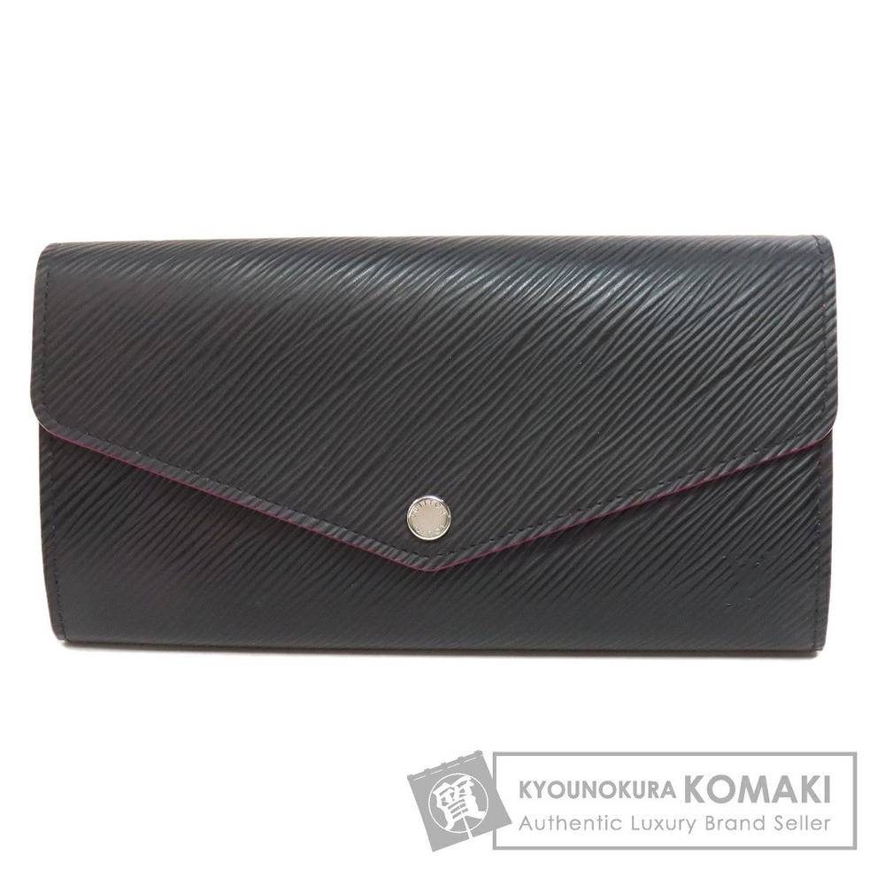 Louis Vuitton Portefeuille Sarah Long Wallet coin Epi Leather